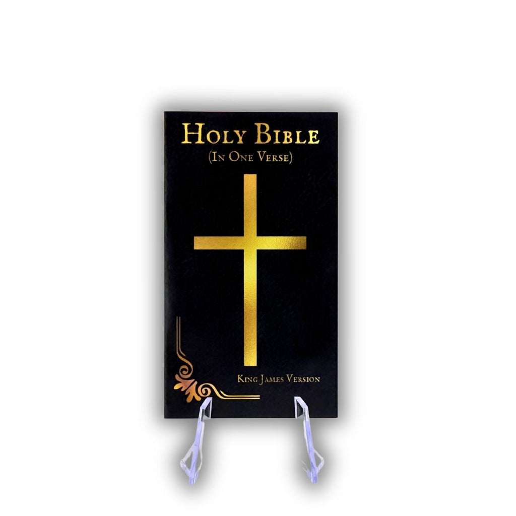 The Holy Bible in One Verse – Folding Gospel Tract - (100 Pack)