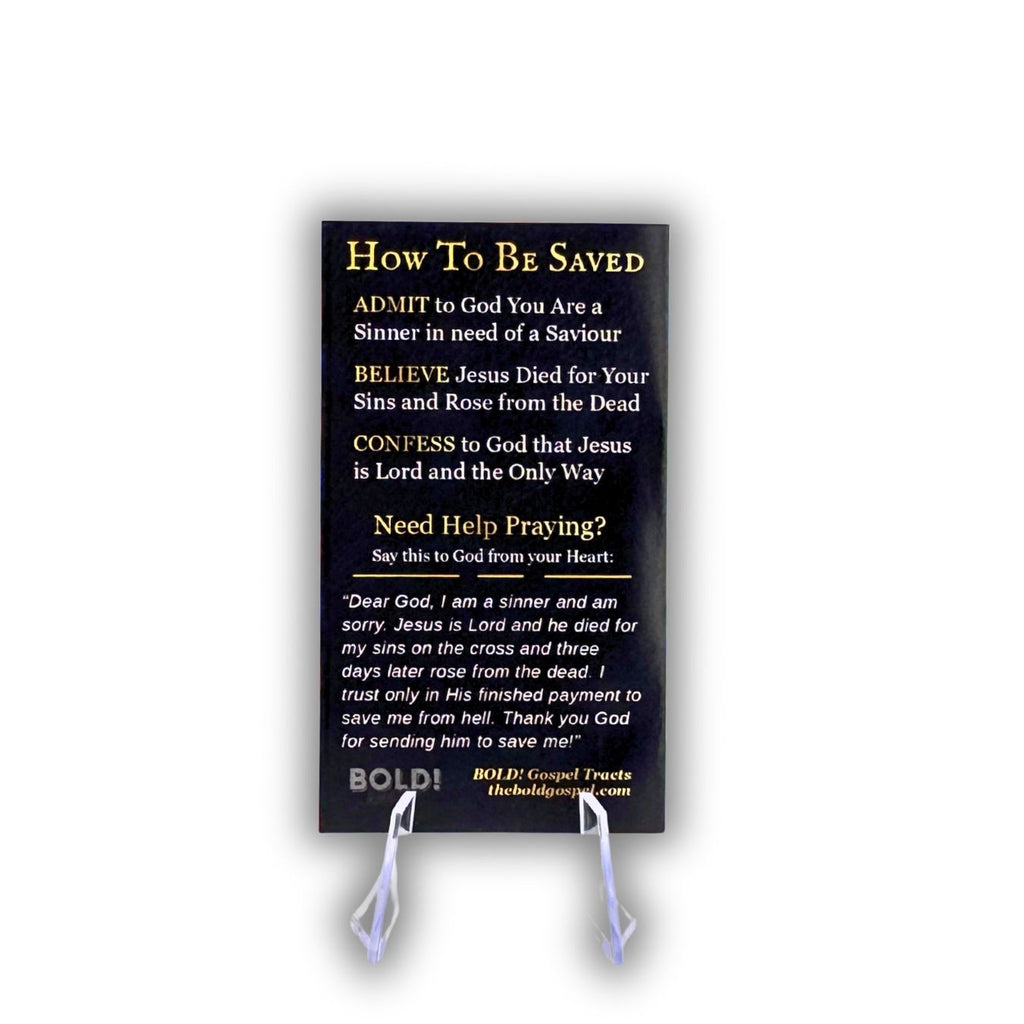 The Holy Bible in One Verse – Folding Gospel Tract - (100 Pack)